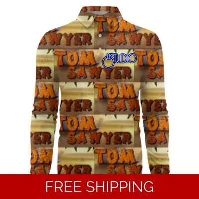 Le Studio Tom Sawyer 3 Custom 3D Long-Sleeved Polo Shirt